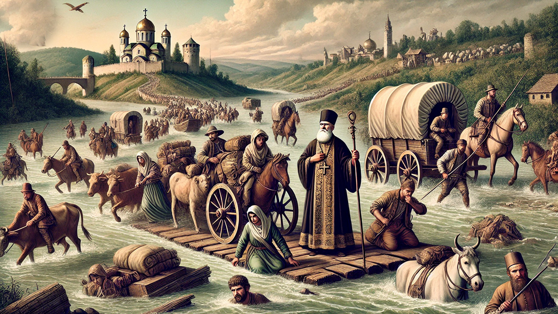 The Great Migration of the Serbs in 1690