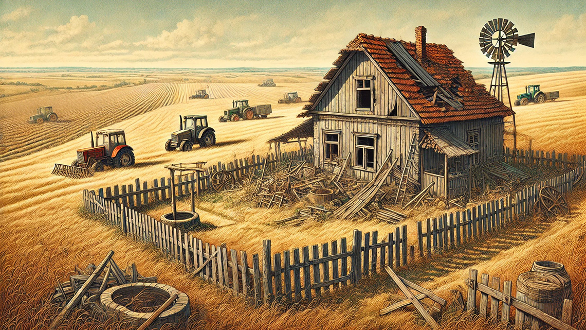 The Extinction of Farmhouses: Changes in the Life and Nature of the Plain