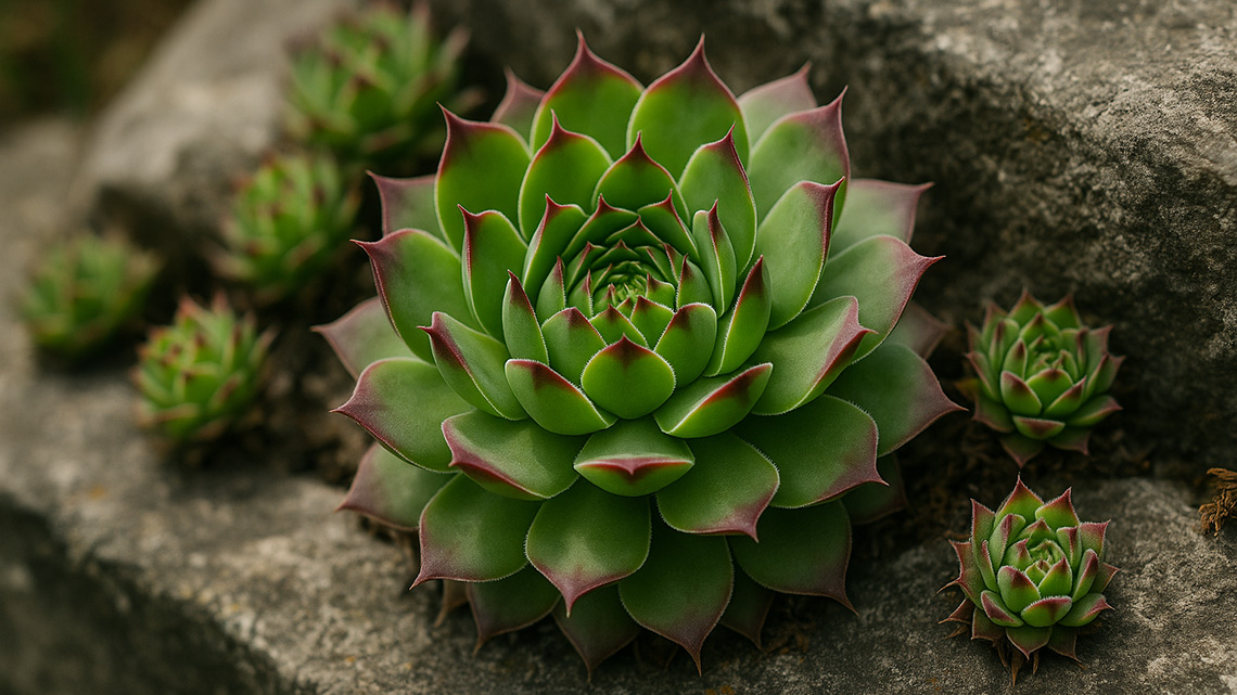 Houseleek – Symbolic &amp; Medicinal Succulent