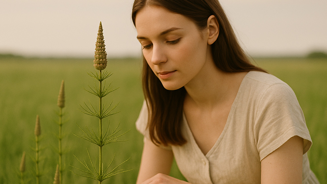 Rastavić – tiha snaga za bubrege i kosti (Equisetum arvense)