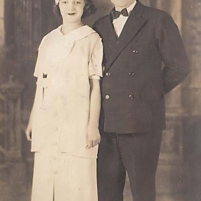 Bračni par Mara i Ivan Kovačev u Americi 10. maja 1934. godine